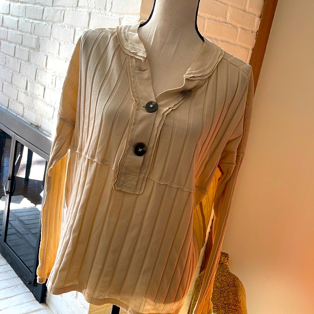 WE THE FREE long sleeved top by Free People |Gorgeous color and detail | NWOT